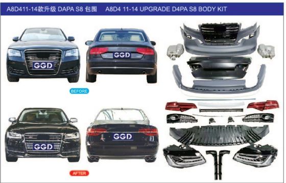 For Audi A8D4 11-14  Upgrade A8D4PA S8 Full Set Shipment.