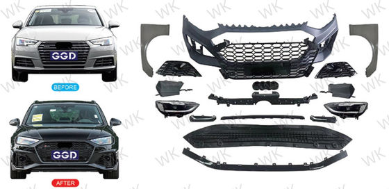 All New Audi A4 Body Kit From 2016-2018 Upgrade To 2020 + RS4 Old To New