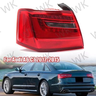 Waterproofing Audi A6 Tail Light 2012 - 2015 Audi A6 C7 Rear Lights OEM