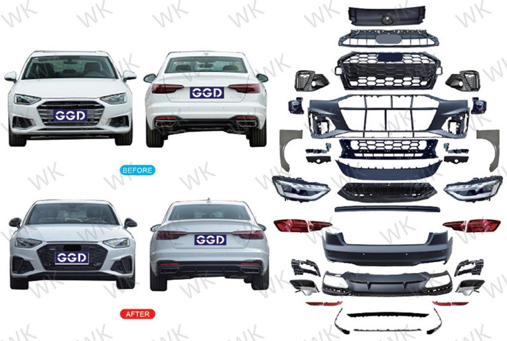 Direct Fit Audi A4 Body Kit From 2016-2018 Upgrade To 2020 Old To New