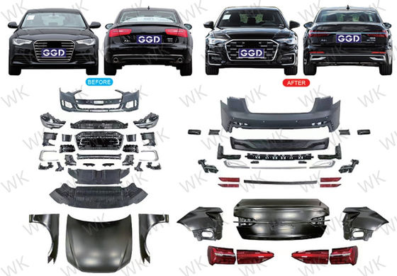 Audi A6 Body Kit 2013-2018 Upgrade To 2020+ AUDI Body Parts Old To New Modified