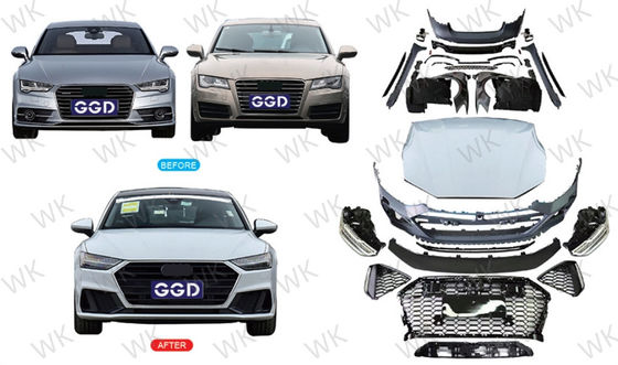 Audi A7 Body Kit From 2012-2018 Upgrade To 2020+ AUDI Body Parts Old To New Unpainted